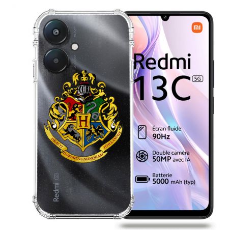 Coque Transparente Pour Xiaomi Redmi 13C 5G Harry Potter Poudlard