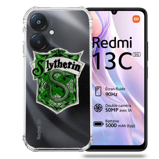 Coque Transparente Pour Xiaomi Redmi 13C 5G Harry Potter Slytherin