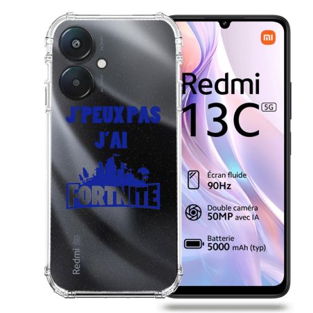 Coque Transparente Pour Xiaomi Redmi 13C 5G Jpeux pas jai Fortnite