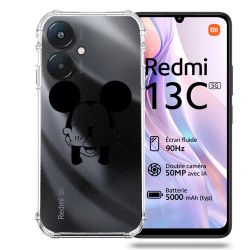 Coque Transparente Pour Xiaomi Redmi 13C 5G Mickey doigt