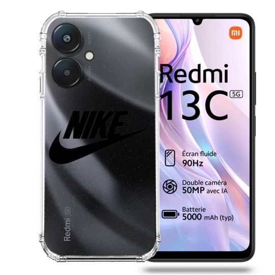 Coque Transparente Pour Xiaomi Redmi 13C 5G Nike