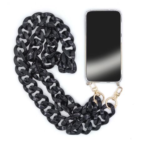 Coque Transparente Pour Xiaomi Redmi 13C 5G Lanière / Cordon Anneaux Noir