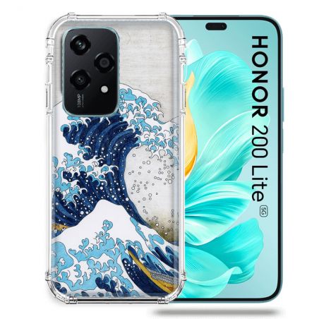 Coque Renforcée Pour Honor 200 Lite 5G Peinture La Grande Vague
