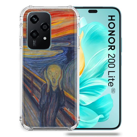 Coque Renforcée Pour Honor 200 Lite 5G Peinture Le Cri