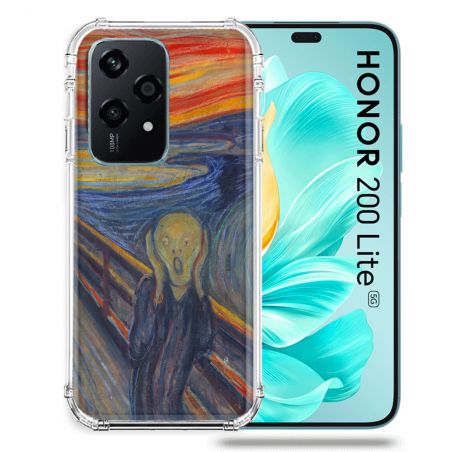 Coque Renforcée Pour Honor 200 Lite 5G Peinture Le Cri