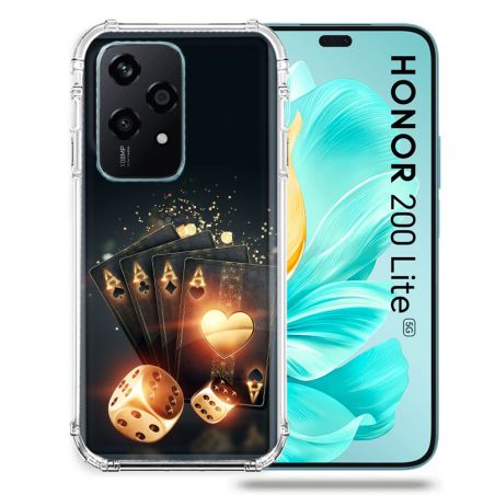 Coque Renforcée Pour Honor 200 Lite 5G Poker Des