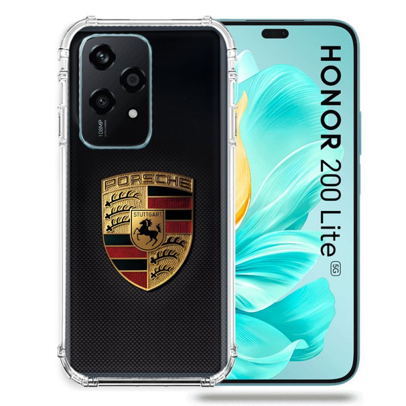 Coque Renforcée Pour Honor 200 Lite 5G Porsche Carbone