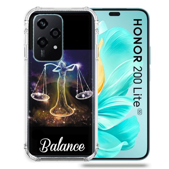 Coque Renforcée Pour Honor 200 Lite 5G Signe Zodiaque 2 Balance