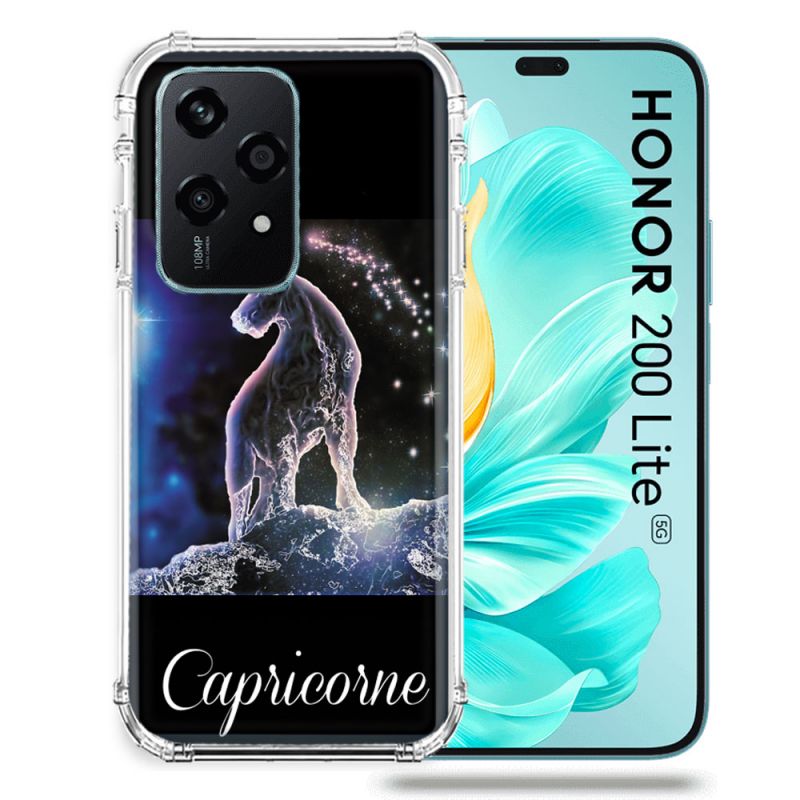 Coque Renforcée Pour Honor 200 Lite 5G Signe Zodiaque 2 Capricorne