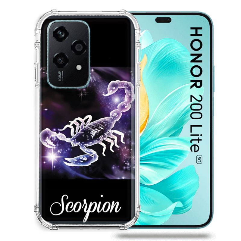 Coque Renforcée Pour Honor 200 Lite 5G Signe Zodiaque 2 Scorpion