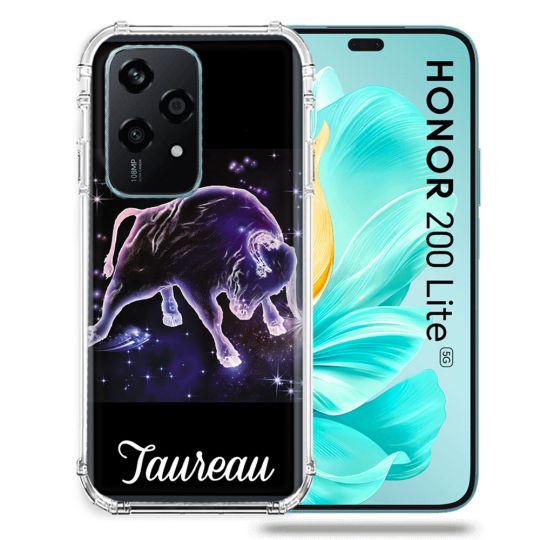 Coque Renforcée Pour Honor 200 Lite 5G Signe Zodiaque 2 Taureau