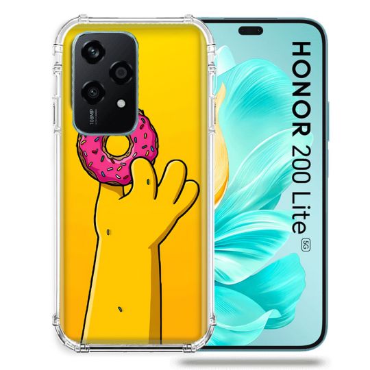 Coque Renforcée Pour Honor 200 Lite 5G Simpson Donuts