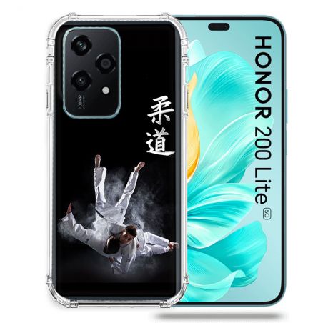 Coque Renforcée Pour Honor 200 Lite 5G Sport Judo Noir