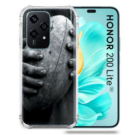 Coque Renforcée Pour Honor 200 Lite 5G Sport Rugby Ballon Vintage