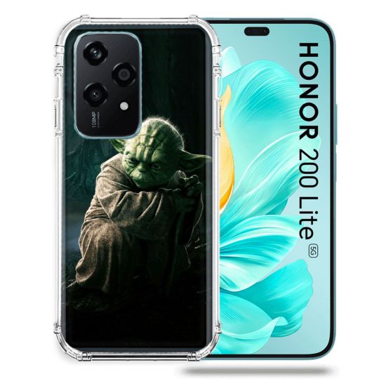 Coque Renforcée Pour Honor 200 Lite 5G Star Wars - Yoda sombre