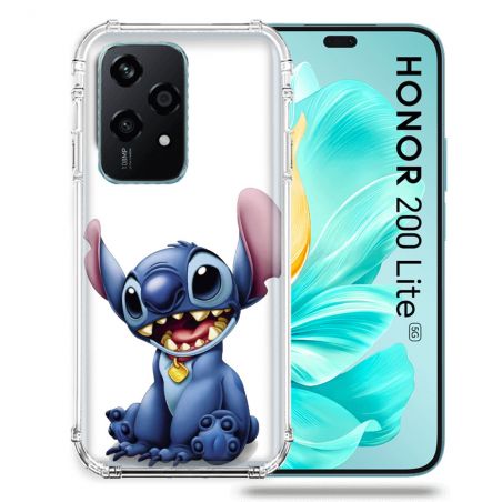 Coque Renforcée Pour Honor 200 Lite 5G Stitch Blanc