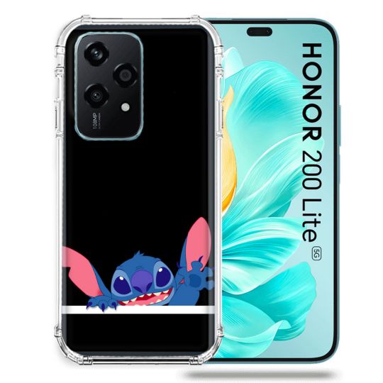 Coque Renforcée Pour Honor 200 Lite 5G Stitch Noir