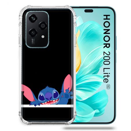 Coque Renforcée Pour Honor 200 Lite 5G Stitch Noir