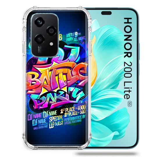 Coque Renforcée Pour Honor 200 Lite 5G Street Art Rap