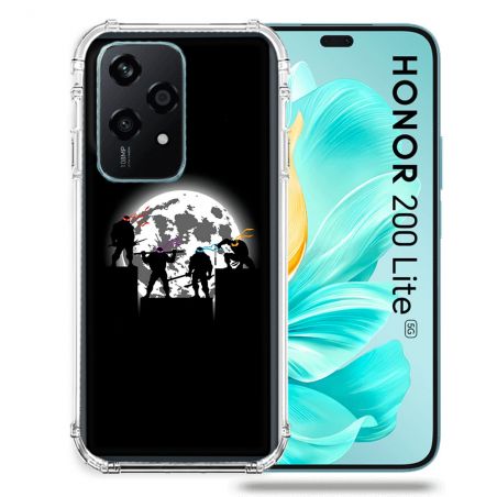Coque Renforcée Pour Honor 200 Lite 5G Tortue Ninja Ombre