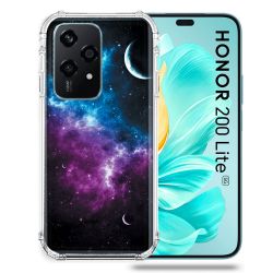 Coque Renforcée Pour Honor 200 Lite 5G Univers Bleu Violet
