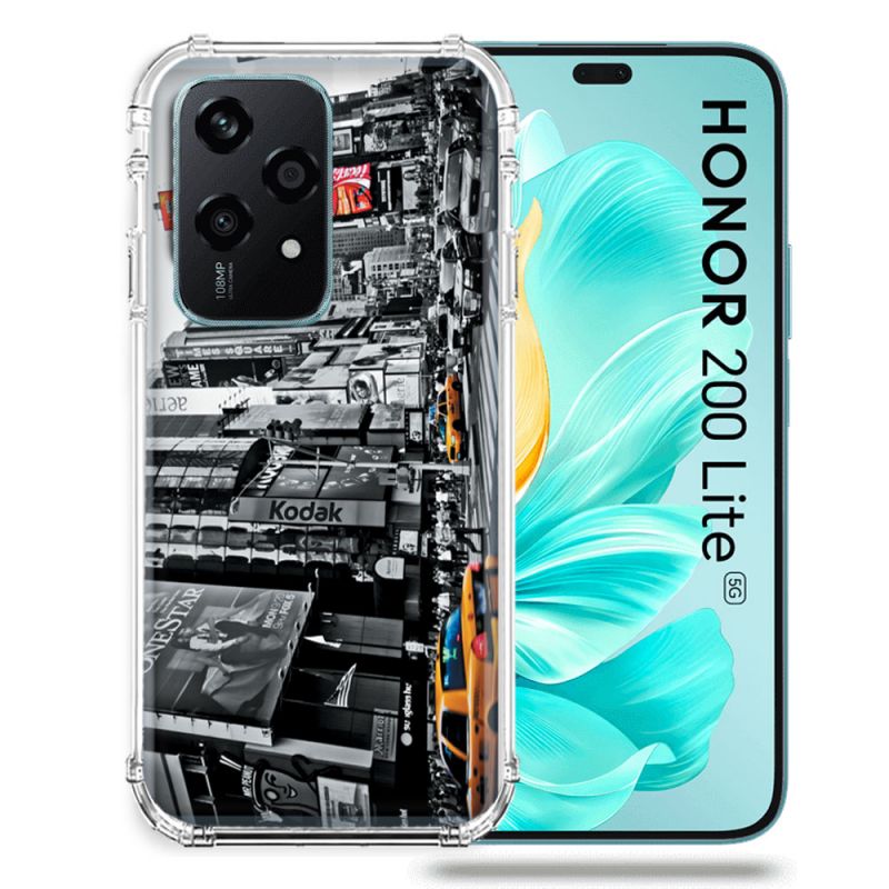 Coque Renforcée Pour Honor 200 Lite 5G Voyage Amerique USA New York Taxi