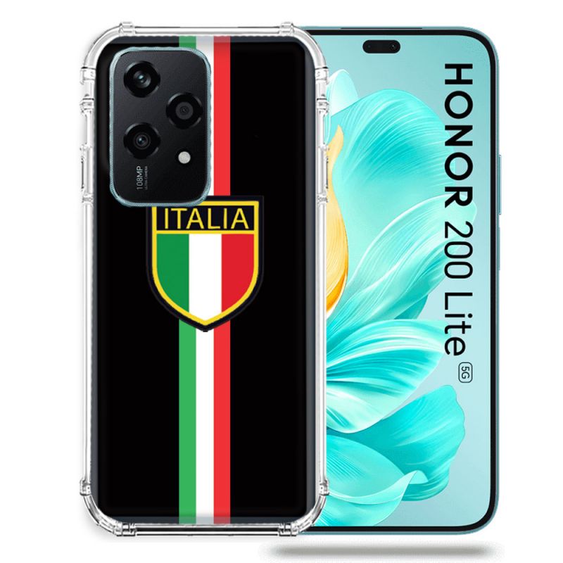 Coque Renforcée Pour Honor 200 Lite 5G Voyage Italie 3 Noir