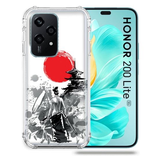 Coque Renforcée Pour Honor 200 Lite 5G Voyage Japon Femme