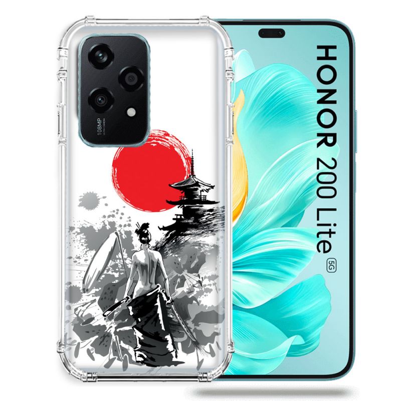 Coque Renforcée Pour Honor 200 Lite 5G Voyage Japon Femme