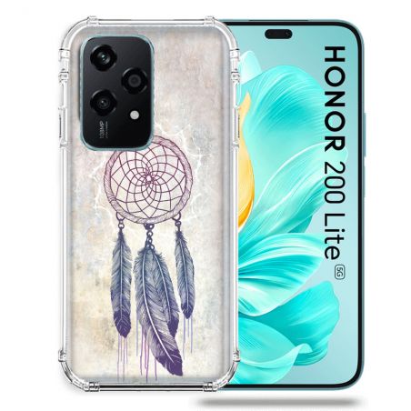 Coque Renforcée Pour Honor 200 Lite 5G Zen Attrape Reve Blanc