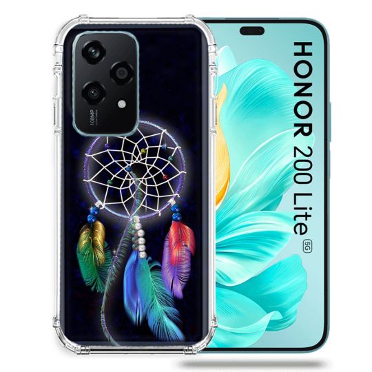 Coque Renforcée Pour Honor 200 Lite 5G Zen Attrape Reve Multicolore