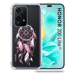 Coque Transparente Pour Honor 200 Lite 5G Attrape Reve Rose