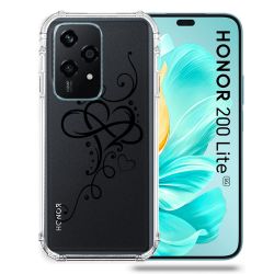 Coque Transparente Pour Honor 200 Lite 5G Cœur infini