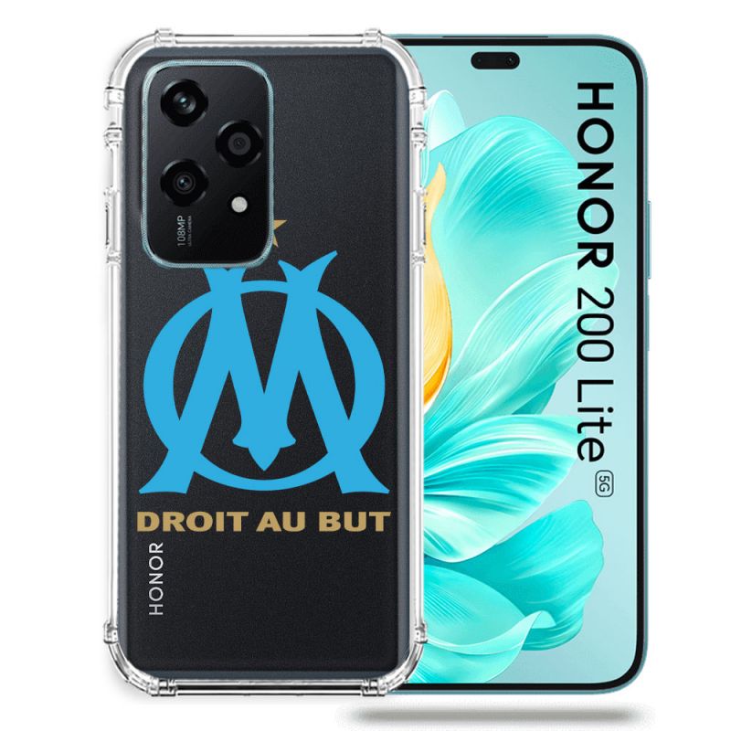 Coque Transparente Pour Honor 200 Lite 5G Foot Olympique Marseille OM