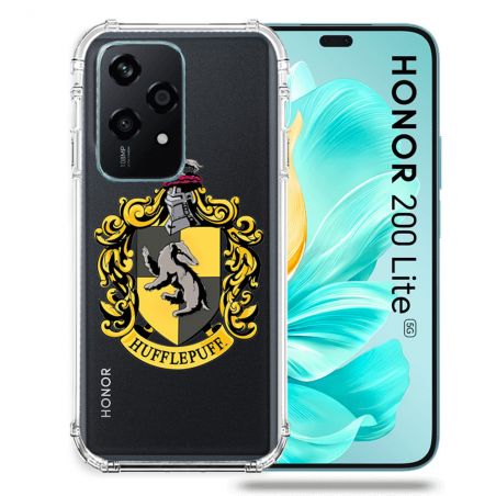 Coque Transparente Pour Honor 200 Lite 5G Harry Potter Hufflepuff