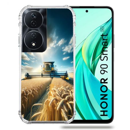 Coque Renforcée Pour Honor 90 Smart 5G Agriculture Moissonneuse Blé