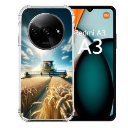 Coque Renforcée Pour Xiaomi Redmi A3 Agriculture Moissonneuse Blé