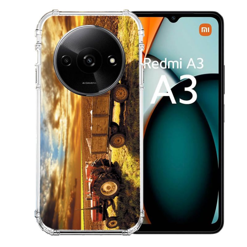 Coque Renforcée Pour Xiaomi Redmi A3 Agriculture Tracteur Color