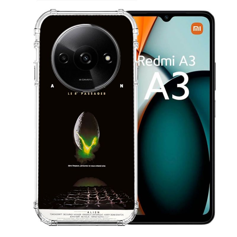 Coque Renforcée Pour Xiaomi Redmi A3 Alien Affiche
