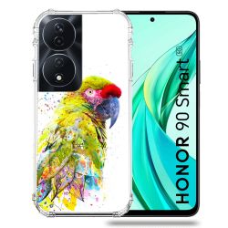 Coque Renforcée Pour Honor 90 Smart 5G Animal Perroquet Jaune