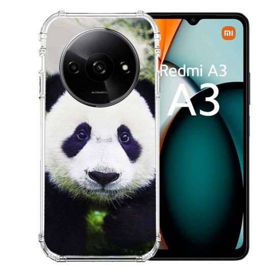 Coque Renforcée Pour Xiaomi Redmi A3 Animal Panda Color