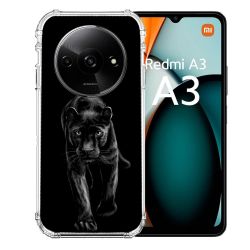 Coque Renforcée Pour Xiaomi Redmi A3 Animal Panthère Noire