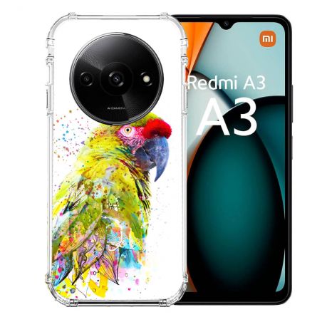 Coque Renforcée Pour Xiaomi Redmi A3 Animal Perroquet Jaune