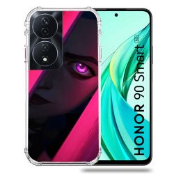 Coque Renforcée Pour Honor 90 Smart 5G Arcane Jynx Rose