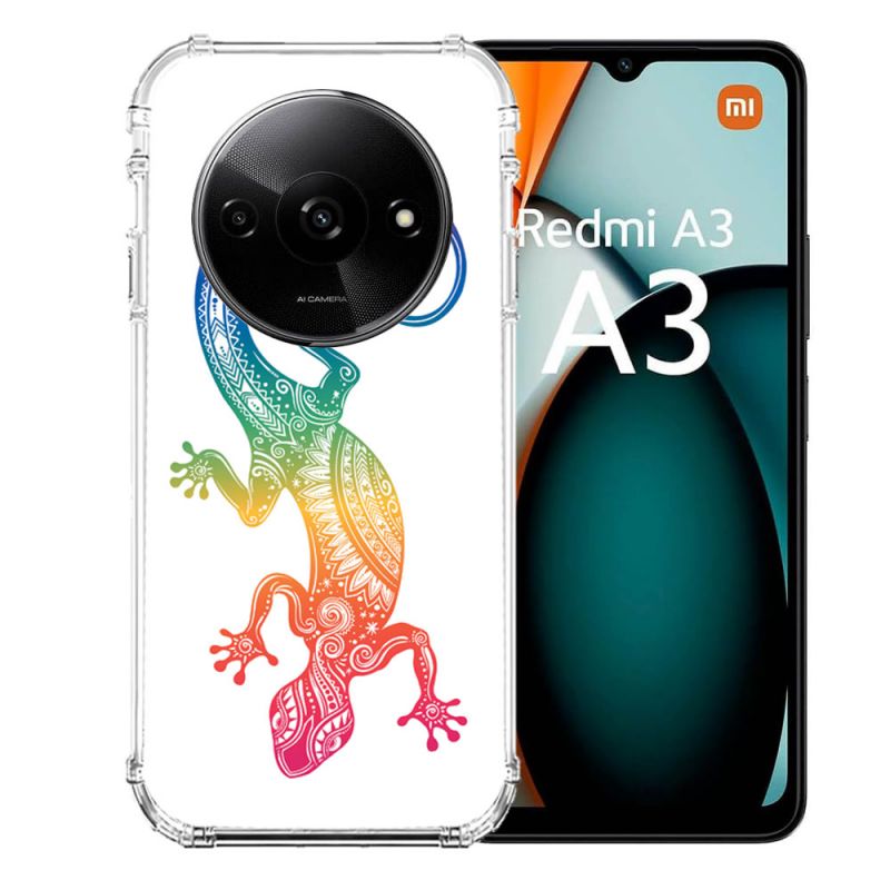 Coque Renforcée Pour Xiaomi Redmi A3 Animal Salamandre Color