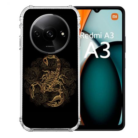 Coque Renforcée Pour Xiaomi Redmi A3 Animal Scorpion Fresque