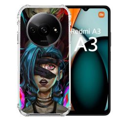 Coque Renforcée Pour Xiaomi Redmi A3 Arcane Jynx Bleu