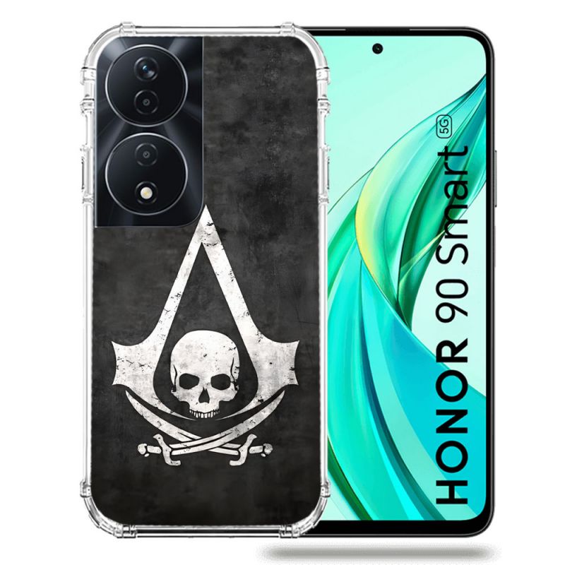 Coque Renforcée Pour Honor 90 Smart 5G Assassin Creed Tete Mort