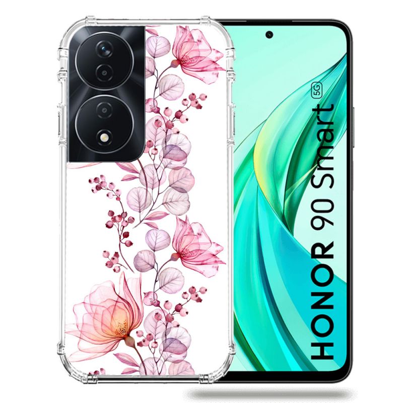 Coque Renforcée Pour Honor 90 Smart 5G Fleur Eclosion