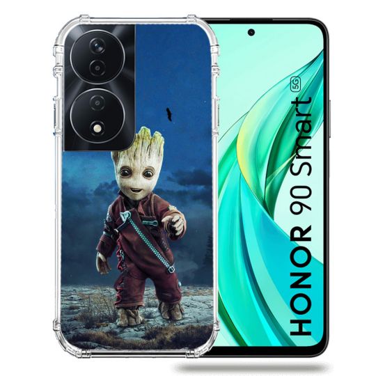 Coque Renforcée Pour Honor 90 Smart 5G Groot Bleu